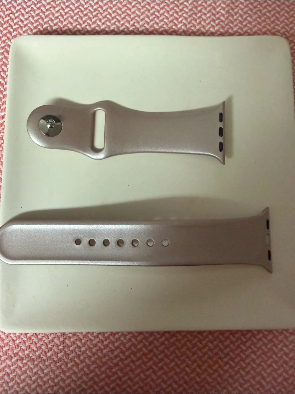 Rose Gold Replacement Silicone 42 mm Watch Band